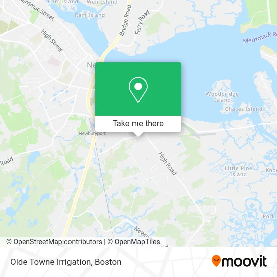 Olde Towne Irrigation map