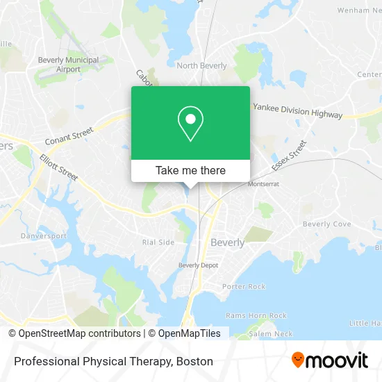 Professional Physical Therapy map