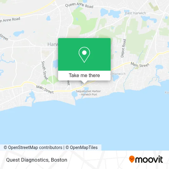 Quest Diagnostics map
