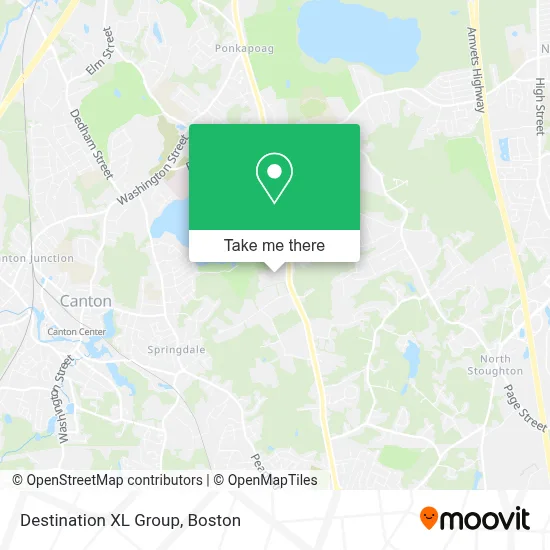 Destination XL Group map