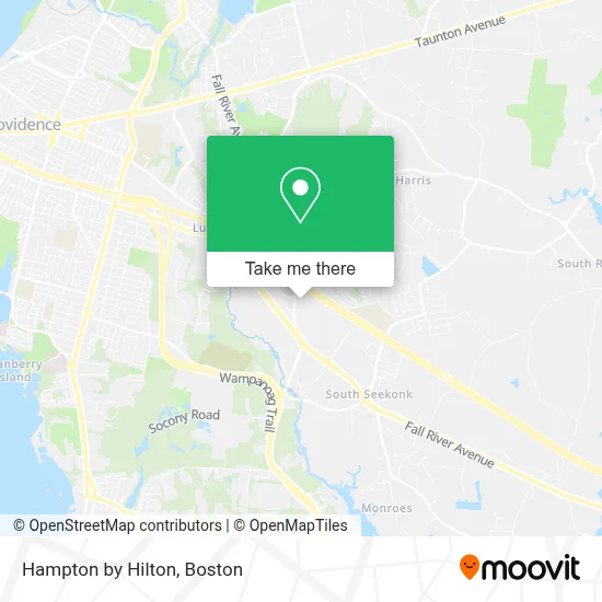 Hampton by Hilton map