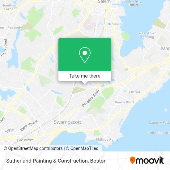 Sutherland Painting & Construction map