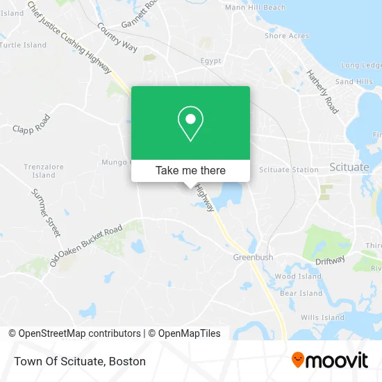 Town Of Scituate map