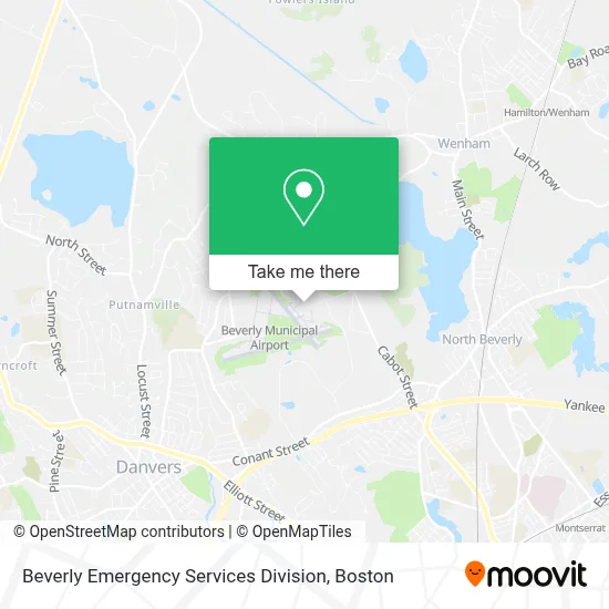 Beverly Emergency Services Division map