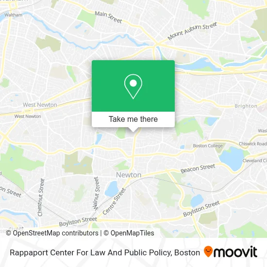 Rappaport Center For Law And Public Policy map