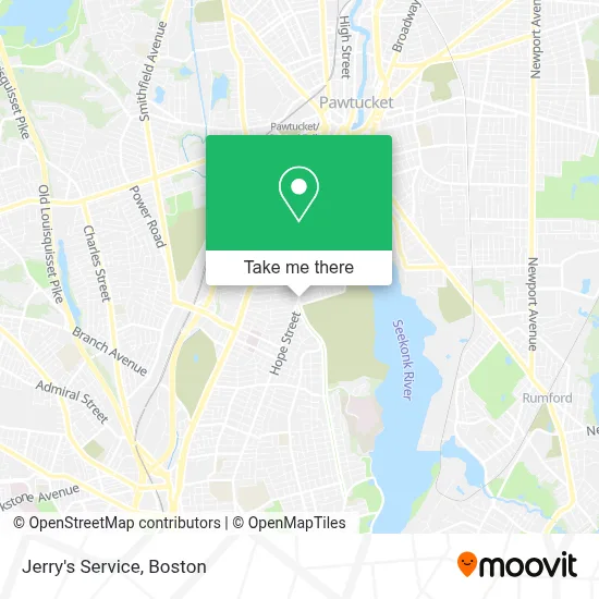 Jerry's Service map