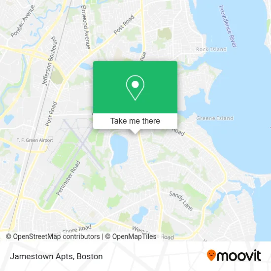 Jamestown Apts map