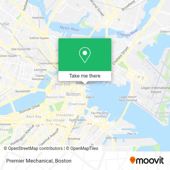 Premier Mechanical map