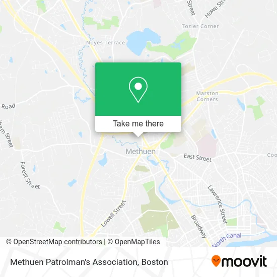 Methuen Patrolman's Association map