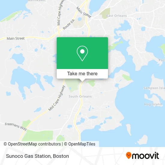 Sunoco Gas Station map