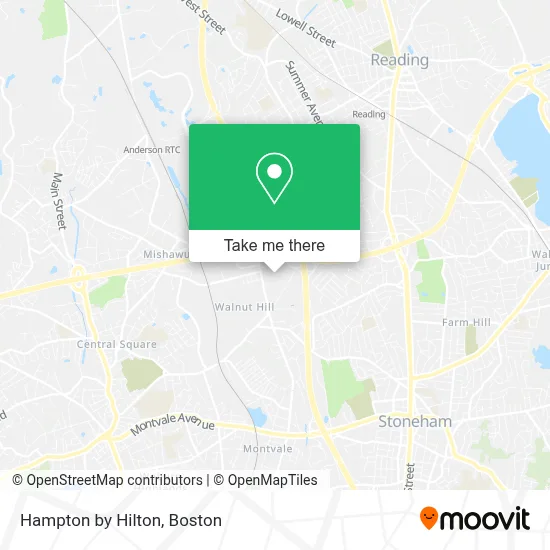 Hampton by Hilton map