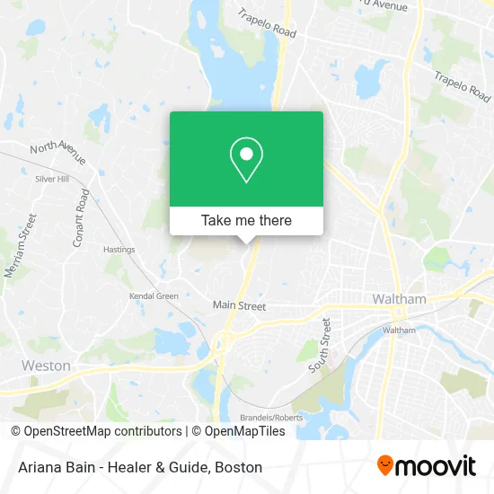 Ariana Bain - Healer & Guide map