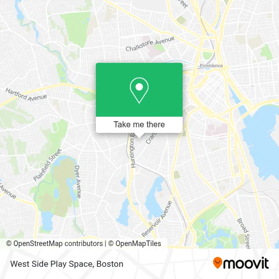 West Side Play Space map