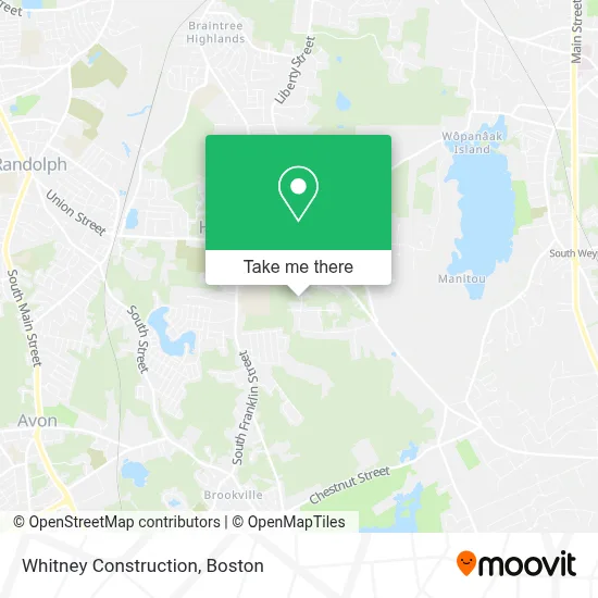 Whitney Construction map