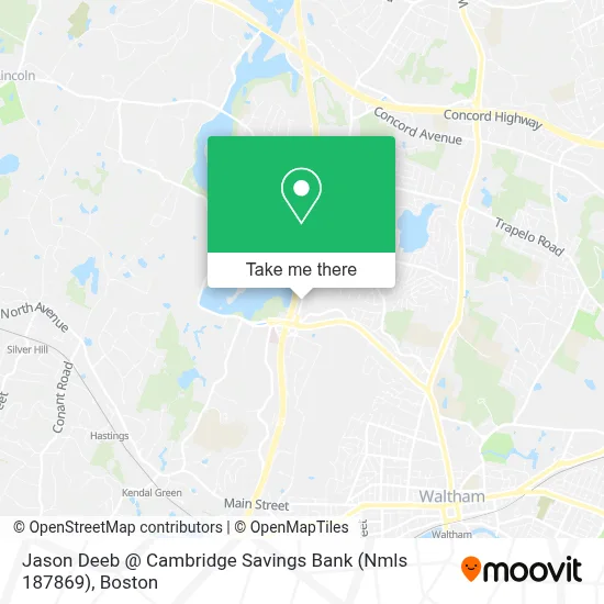 Jason Deeb @ Cambridge Savings Bank (Nmls 187869) map