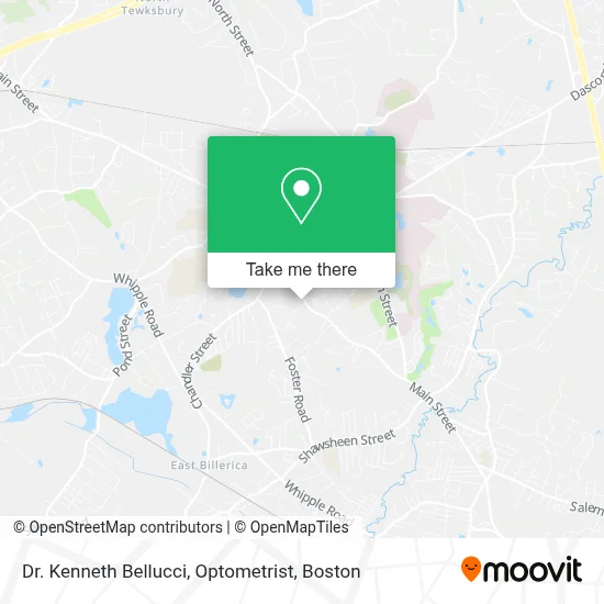 Dr. Kenneth Bellucci, Optometrist map