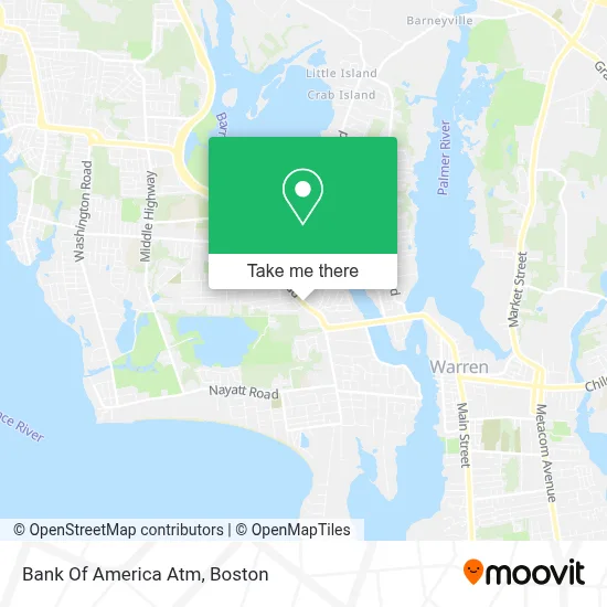 Bank Of America Atm map