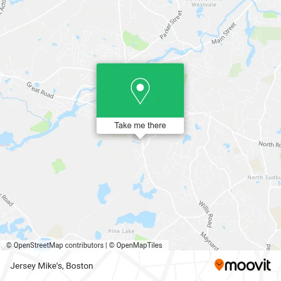 Jersey Mike's map