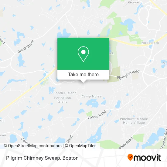 Pilgrim Chimney Sweep map
