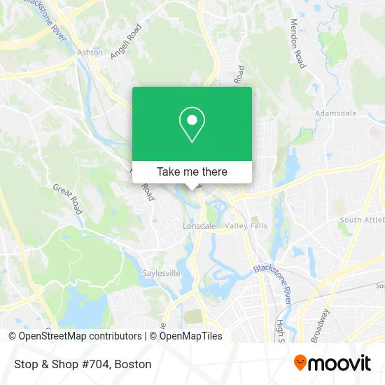 Stop & Shop #704 map