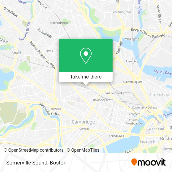 Somerville Sound map