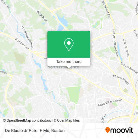 De Blasio Jr Peter F Md map