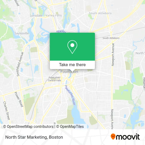 North Star Marketing map