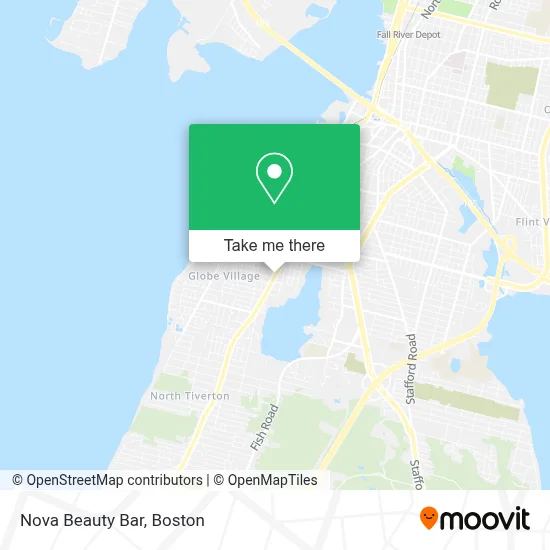 Nova Beauty Bar map
