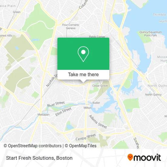 Start Fresh Solutions map