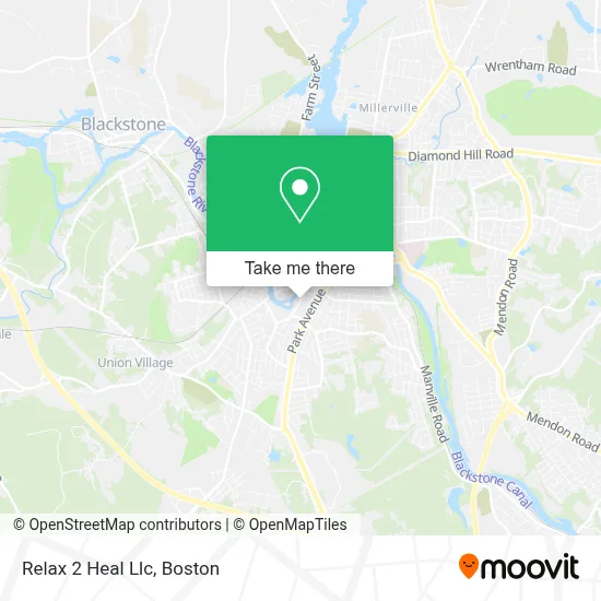 Relax 2 Heal Llc map