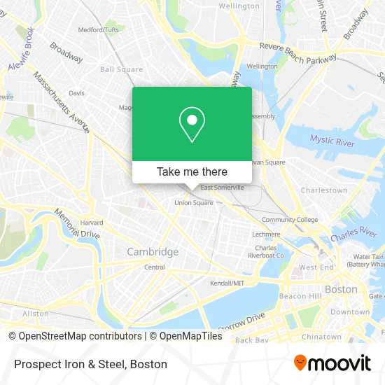 Prospect Iron & Steel map