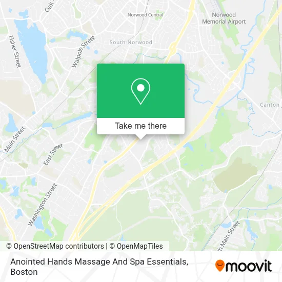 Anointed Hands Massage And Spa Essentials map
