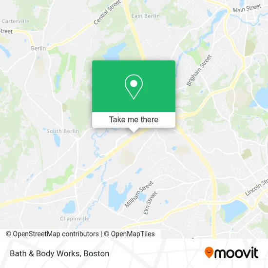 Bath & Body Works map