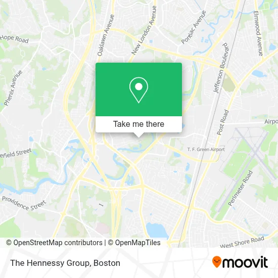 The Hennessy Group map