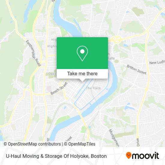 U-Haul Moving & Storage Of Holyoke map