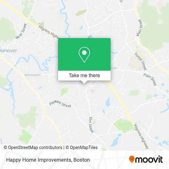 Happy Home Improvements map