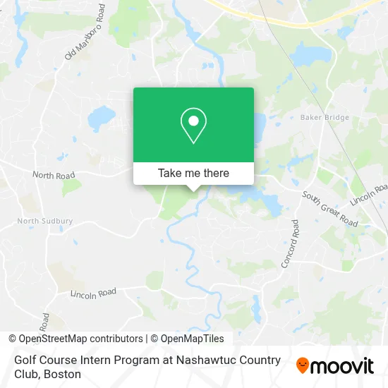 Golf Course Intern Program at Nashawtuc Country Club map
