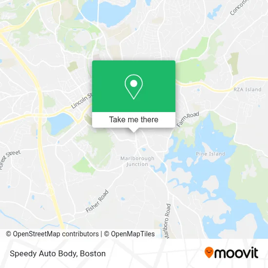 Speedy Auto Body map