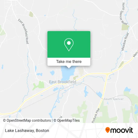 Lake Lashaway map