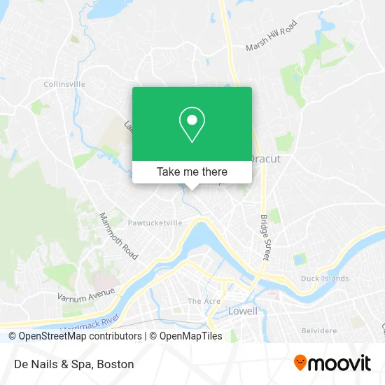 De Nails & Spa map