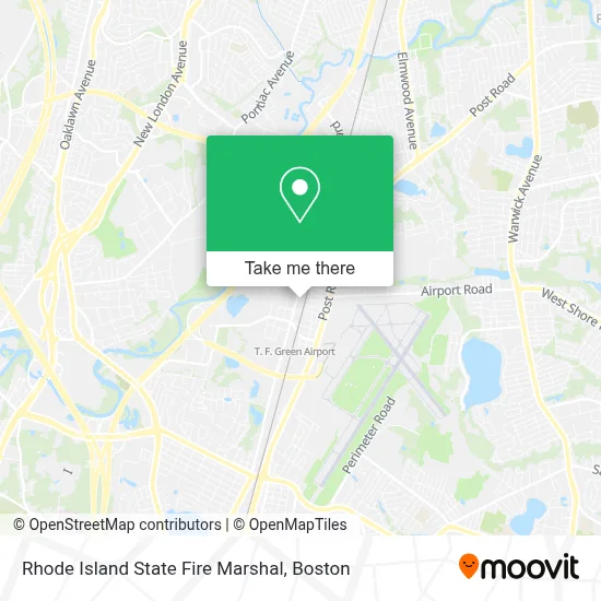 Rhode Island State Fire Marshal map