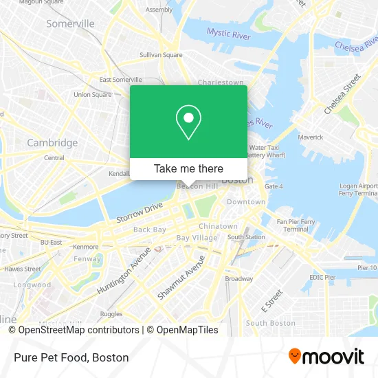 Pure Pet Food map