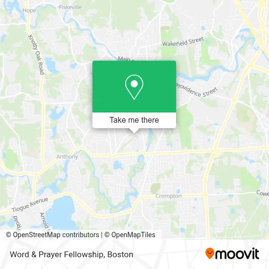 Word & Prayer Fellowship map