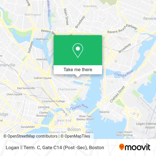 Logan  Term. C, Gate C14 (Post -Sec) map