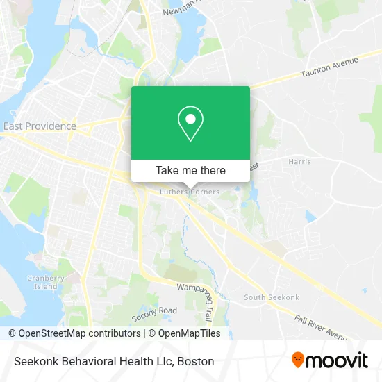Seekonk Behavioral Health Llc map
