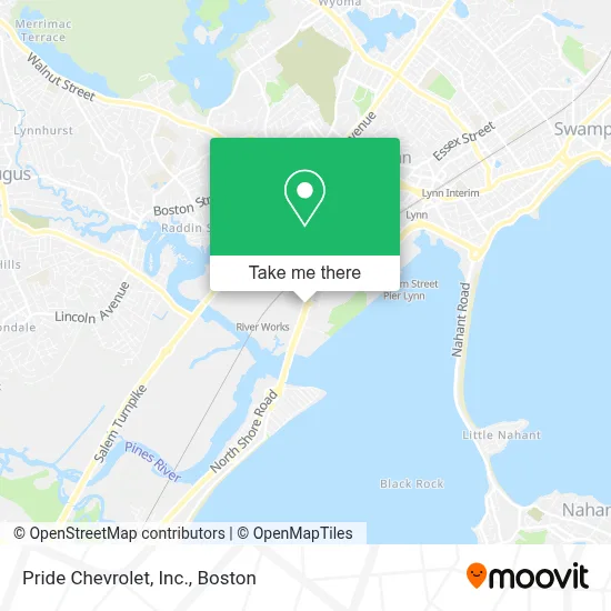 Pride Chevrolet, Inc. map
