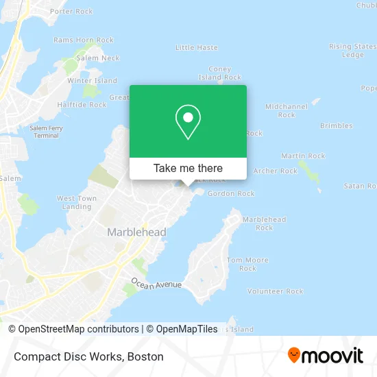 Compact Disc Works map