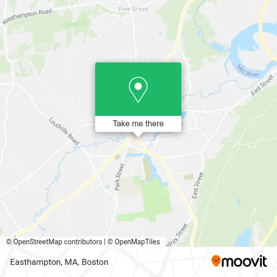 Easthampton, MA map