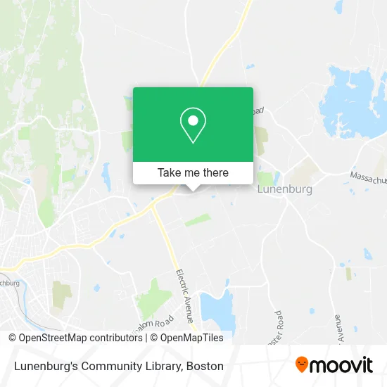 Lunenburg's Community Library map