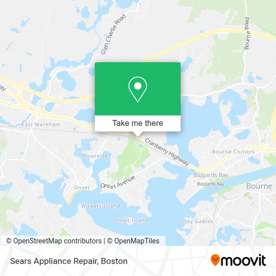 Sears Appliance Repair map
